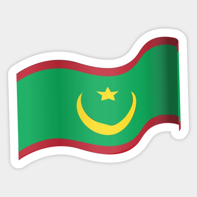 Mauritania Sticker by traditionation